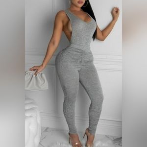 NWT Cami Ruched 2 piece Pant Set